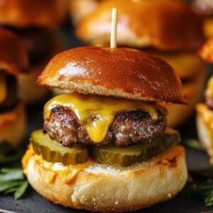 PAN OF 10 BEYOND GOURMET CLASSIC BURGER SLIDERS